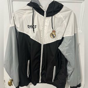 Men’s Real Madrid logo wind breaker